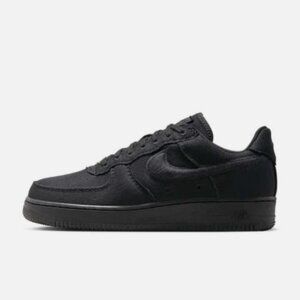 Nike Air Force 1 Low Black Canvas Men’s "MULTIPLE SIZE & FAST SHIP"